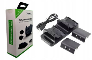 Xbox One Ładowarka Stacja Dokująca + 2 Akumulatory