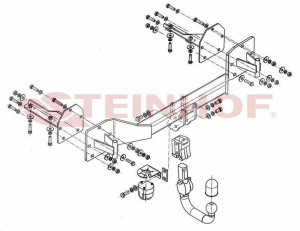 Hak holowniczy Steinhof BMW X5 E53 2000-2007