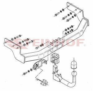 Hak holowniczy Steinhof  Mazda CX-9 2007-2012