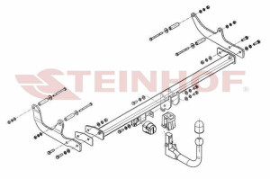 Hak holowniczy Steinhof  Renault Fluence 2010-2016