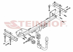 Hak holowniczy Steinhof  Alfa Romeo Giulietta (940) 2010-