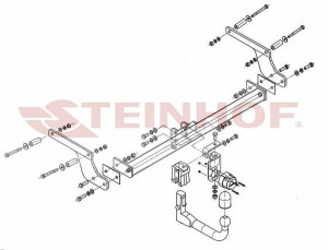 Hak holowniczy Steinhof  Dacia Duster I 2010-2013