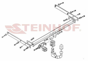 Hak holowniczy Steinhof  FORD Edge 2015-