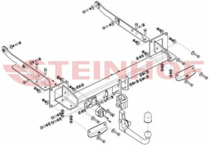 Hak holowniczy Steinhof Mercedes GLE C292 2015-