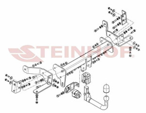 Hak holowniczy Steinhof  Opel Antara 2007-2015