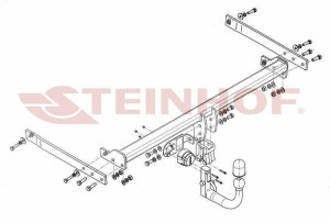 Hak holowniczy Steinhof  Seat Leon III Kombi 2013-