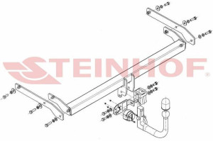 Hak holowniczy Steinhof Suzuki Kizashi Sedan 2010-