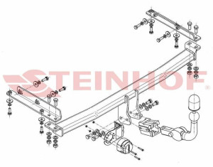 Hak holowniczy Steinhof N-058