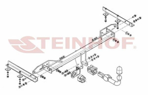 Hak holowniczy Steinhof Chevrolet Orlando 2011-