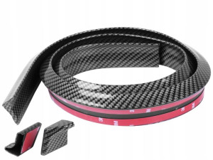 Listwa spoiler na tylną klapę 38x18x1500mm carbon
