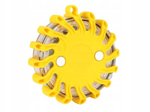 Lampa flara ostrzegawcza mocowana magnes bateria