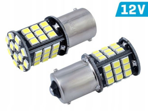 Żarówka P21W BA15s 12V 48x5630 SMD LED CANBUS biał