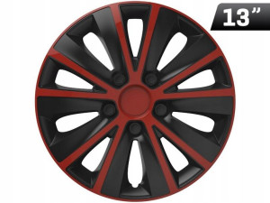 Kołpak Rapide red / black 13``, 1 szt.