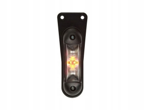 Lampa obrysowa LED wisząca potrójna 3 kolory