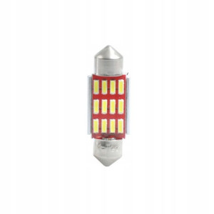 Żarówki Led C5w 36mm 12x4014 Smd Led 12-24v 1szt