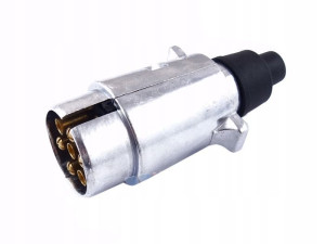 Wtyczka 7 Pin 7 Biegunowa Metalowa Mocna 12v