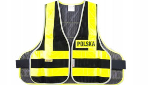 Kamizelka Odblaskowa Na Motor Policja Polska L Fv