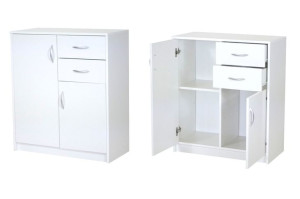 Komoda 2d 2sz Biała, Szafka , Producent