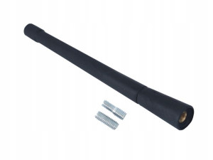 Maszt Antenowy Do Radia Gumowy 17 Cm 2 Adaptery