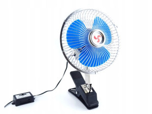 Wentylator Samochodowy Obrotowy Klips Mocny 24v