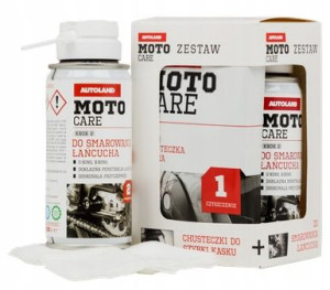 Autoland Zestaw Motocyklowy Smar+chusteczki 100ml