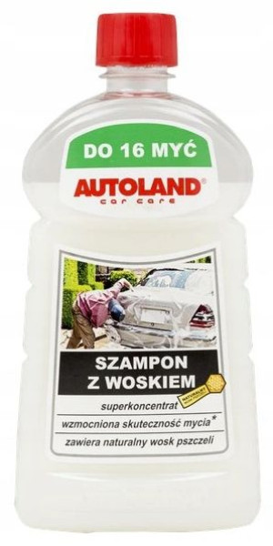 Autoland Szampon Aktywny Koncentrat Z Woskiem 0,5l