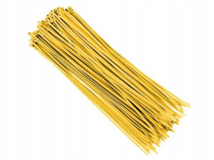 Opaski kablowe nylonowe 300x3,6 mm żółte, 100 szt.