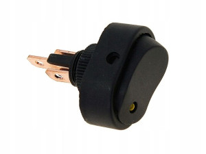Wyłącznik Przełącznik Led Dioda Żółty Switch 12v