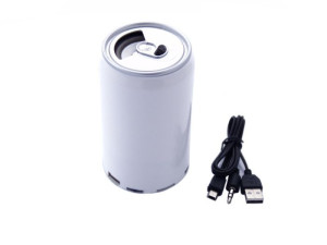 Głośnik W Kształcie Puszki Z Radiem Fm Usb Sd