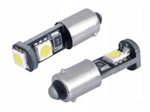 Żarówki Vision T4w Ba9s 12v 3x 5050 Smd Led Biała