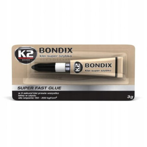 K2 Bondix Klej Do Plastiku Drewna Gumy Mocny 3 G