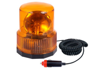 Lampa Kogut Ostrzegawczy Obrotowy Pomarańczowy 12v