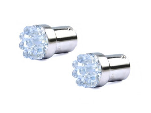 Żarówki Led R5w Ba15s 12v 9x15mm Żółta 2szt Fv
