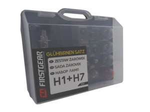 Zestaw Zapasowych Żarówek H7 + H1 12v 55w + 17 Fv