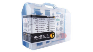 Zestaw Zapasowych Żarówek H7 + H1 12v 55w + 19 Fv