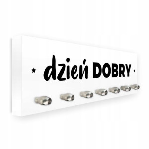 Wieszak Ścienny Na Ubrania Klucze | Drewniany
