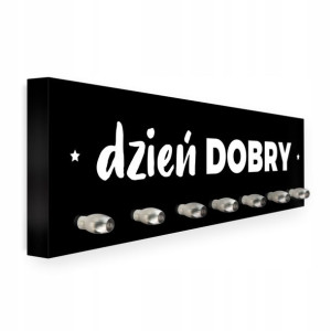 Wieszak Ścienny Na Ubrania Klucze | Drewniany