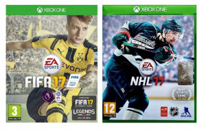 Xboxone Zestaw Dwóch Gier Fifa 17 & Nhl 17