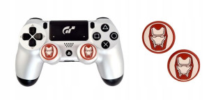 Gumki Nakładki Analog Ps4 Ps5 Xbox Iron Man 2szt