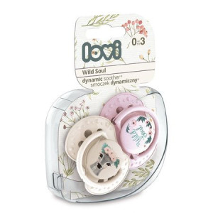 Lovi Smoczek uspokajający dynamiczny 3-6 m Wild Soul Girl 2 szt 22/882