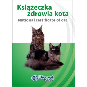 Biowet Książeczka Zdrowia Kota