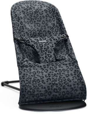 BabyBjorn Bliss - leżaczek dziecięcy | Mesh Antracyt / Leopard