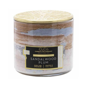 Candle-lite - Candle Wooden Wick - No. 02 Sandalwood Plum