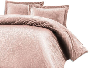 Pościel satyna bawełniana(P) SAL LIGHT PINK/220x200 LUXURY PREMIUM