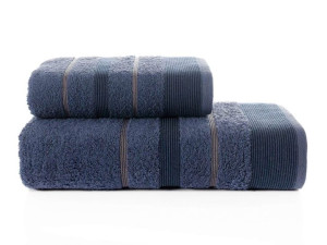 Ręcznik bawełniany frotte REGAL/3093/dark blue 50x90+70x140 kpl.
