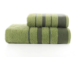 Ręcznik bawełniany frotte REGAL/3093/green 50x90+70x140 kpl.