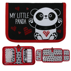 ST.Majewski Piórnik dwuklapkowy bez wyposażenia Panda