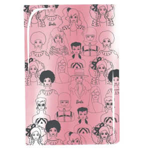 Notes Holograficzny A5 Barbie Różowo-szary Paso Bam-3680