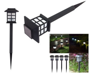 Lampa solarna LED latarnia ogrodowa