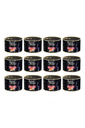 Pakiet Dolina Noteci Premium Bogata w Łososia 12 x 185 g